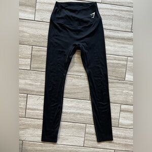 Gymshark black training leggings small